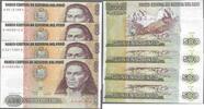 PERÚ/PÉROU. 500 Intis. 4 NOTES. Serie: A/P, A/Q, A/R, A/S . -