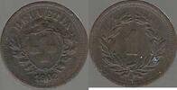 SVIZRA, SVIZZERA, SUISSE, SCHWEIZ. 1 Rappen. -