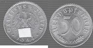 ALLEMAGNE 50 Reichspfennig "F = STUTTGART"