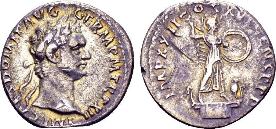 Roman Imperial Denarius Domitianus 81-96, AR Denar (18mm, 3,38 gram ...