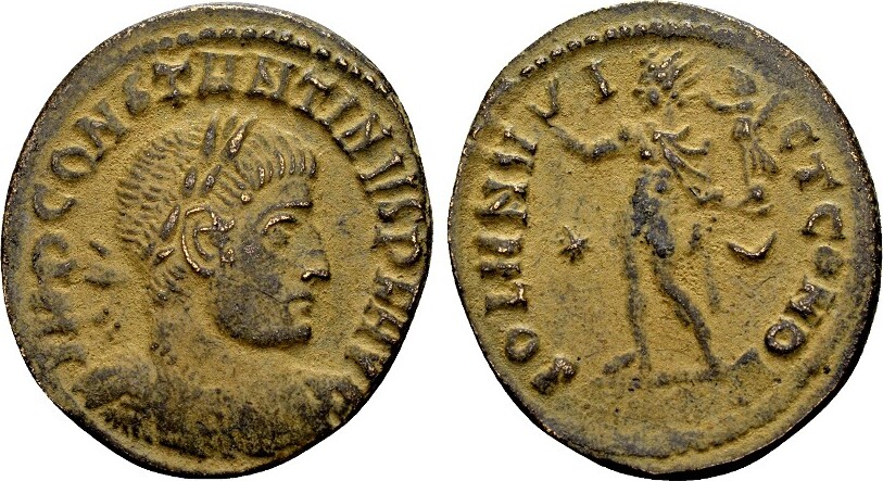 Roman Imperial Constantinus I. der Grosse 307337, AE Follis (19 mm, 2