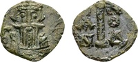 Constans II. 641-668, AE Decanummium (14mm, 0,93 g) Syrakus