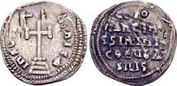 Byzantine Überprägt Umayyad Dirham - Constantinus VI. und Irene 780-797, AR Miliaresion Miliaresion  SS