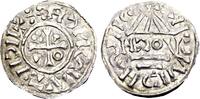 Medieval Deutschland, Regensburg. Heinrich II., König 1002-1024, AR Denar Denar  Fast VZ