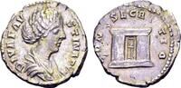 Roman Imperial Denarius Diva Faustina II. Frau des Marcus Aurelius, Gest. 175, AR Denar Rom -