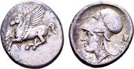 Greek  Korinthia, Korinth. AR Stater (22 mm, 8.20 gram) circa 375-300 Fast SS