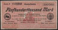   NOTGELD LIMBURG a. d. LAHN, Kreisausschuss, 500 Tausend Mark, 15.08.19... 19,90 EUR  zzgl. 3,60 EUR Versand