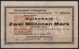   NOTGELD NEUHOF, KREIS FULDA, Gewerkschaft Hedwigsburg, Neindorf,2 Mill... 33,90 EUR  zzgl. 3,60 EUR Versand