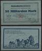   NOTGELD ALTKLOSTER, Gemeinde, 50 Milliarden Mark, 20.10.1923,  27,90 EUR  zzgl. 3,60 EUR Versand