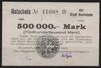   NOTGELD BUXTEHUDE, Stadt, 500 Tausend Mark, 20.08.1923,  14,90 EUR  zzgl. 3,60 EUR Versand