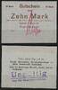   NOTGELD EINSWARDEN, Frerichswerft, 10 Mark, 00.10.1918,  7,90 EUR  zzgl. 3,60 EUR Versand