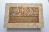 Österreich Bronzeplakette 1910 Erste Republik 1918-1938. Sehr selten, vorzüglich