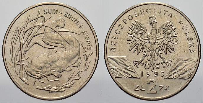 PolenRepublik 1990 bis Heute 2 Zlote (Sum) 1995 Republik Polen seit
