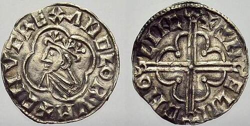 Großbritannien Penny Knut I. der Große 1016-1035. Vorzüglich mit schöner Patina