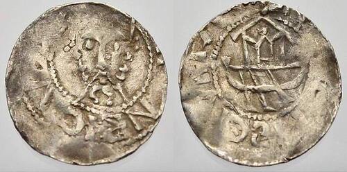 Speyer, kaiserliche und königliche Münzstätte Pfennig Heinrich III. 1039-1056. Überdurchschnittlich 