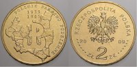 Polen-Republik 1990 bis Heute 2 Zlote (Untergrundstaat) 2009 Republik Polen seit 1990. Unzirkuliert