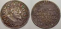 Polen 3 Gröscher 1 Sigismund III. 1587-1632.