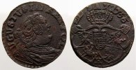 Polen Cu Schilling August III 1733-1763.