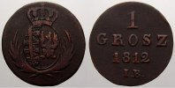 Polen Cu Grosz Fürstentum Warschau 1807-1815.