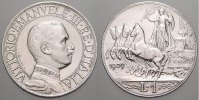 Italien-Königreich Lira 1909 R Vittorio Emanuele III 1900-1946. Stempelglanz