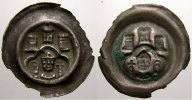 Halberstadt, Bistum Brakteat Anonym, vor 1300.