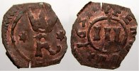 Regenstein, Grafschaft Kipper Cu 3 Pfennig Friedrich Ulrich von Braunschweig-Wolfenbüttel 1613-1634.