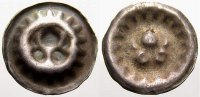 Mecklenburg, Fürstentum, seit 1348 Herzogtum Stierkopfbrakteat Anonym 13./14. Jahrhundert.