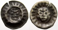 Mecklenburg, Fürstentum, seit 1348 Herzogtum Stierkopfbrakteat Anonym 13./14. Jahrhundert.