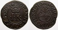 Schweden 1/2 Öre 1 1574 Johann III. 1568-1592. Selten. Sehr schön+