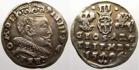 Polen-Litauen 3 Gröscher 1 Sigismund III. 1587-1632.