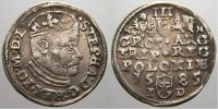 Polen 3 Gröscher 1 Stephan Báthory 1576-1586.