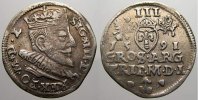 Polen-Litauen 3 Gröscher 1 Sigismund III. 1587-1632.