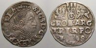 Polen 3 Gröscher 1 1598 F Sigismund III. 1587-1632. Sehr schön