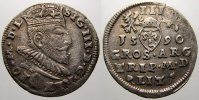 Polen-Litauen 3 Gröscher 1 Sigismund III. 1587-1632.