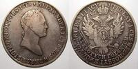 Polen 5 Zloty Nikolaus I. von Rußland 1825-1855.