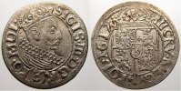 Polen 3 Kreuzer 1617 Sigismund III. 1587-1632. Vorzüglich+