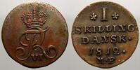 Dänemark Skilling Frederik VI. 1808-1839.