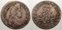 Frankreich 4 Sols aux 2 L couronnes (1/15 Ecu envir 1694 D Ludwig XIV. 1643-1715. Sehr schön-vorzüglich