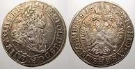 Schlesien-Der oberste Lehnsherr 6 Kreuzer Leopold 1658-1705.