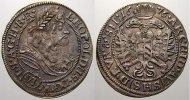 Schlesien-Der oberste Lehnsherr 6 Kreuzer Leopold 1658-1705.