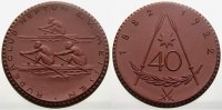 Porzellan Porzellanmedaille Porzellanmedaillen. -