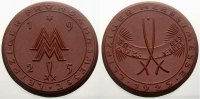 Porzellan Porzellanmedaille Porzellanmedaillen. -