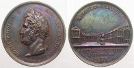 Frankreich Bronzemedaille Louis Philippe I. 1830-1848. -