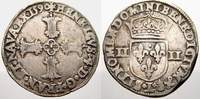 Frankreich 1/4 Ecu Heinrich IV. 1589-1610.