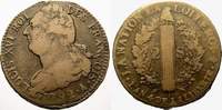 Frankreich Cu 2 Sols Ludwig XVI. 1774-1793.
