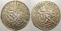 Sachsen-Markgrafschaft Meißen Schildgroschen Friedrich II., Friedrich und Wilhelm 1437-1440.