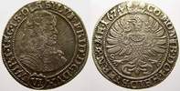 Schlesien-Württemberg-Öls 6 Kreuzer Sylvius Friedrich 1664-1697.