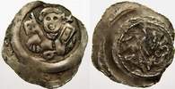 Regensburg, bischöfliche Münzstätte Pfennig Albert I. von Pitengau, 1246-1260.