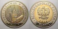 Polen-Republik 1990 bis Heute 5 Zloty (Königsschloß) 20 2014 K Republik Polen seit 1990. Unzirkuliert