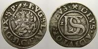 Pommern-nach der Vereinigung Doppelschilling Bogislaw XIV. 1620-1637.